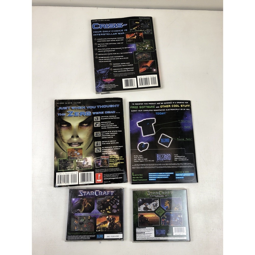 StarCraft PC Game Lot Blizzard Strategy Guide Expansion‎ Set Detailed Maps - Picture 3 of 6